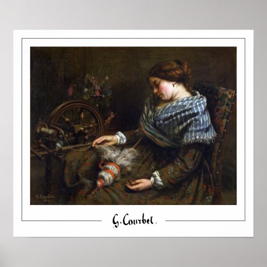 Gustave Courbet Zedign Art Poster #337-2 (Voorkant)