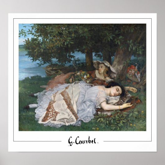 Gustave Courbet Zedign Art Poster #93 (Voorkant)