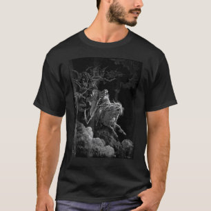 Gustave Dore De Dood Op Het Bleke Paard Kunstprin T-shirt