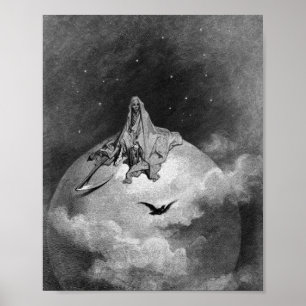 Gustave Dore - De Raven Poster