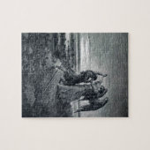 Gustave Dore: Jacob Wrestling met de Angel Legpuzzel (Horizontaal)