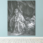 Gustave Doré - Judith en Holofernes Canvas Afdruk (Insitu (Houten vloer))