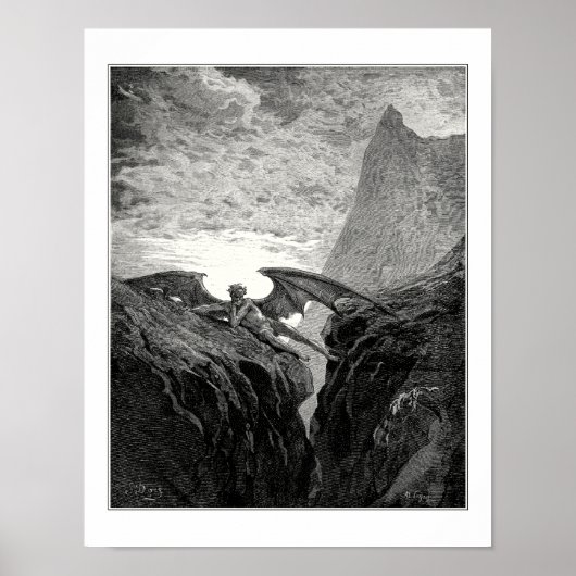 Gustave Dore: Nacht begon haar koers Poster (Voorkant)