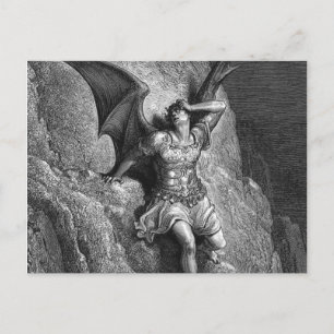 Gustave Dore Paradise Lost Briefkaart