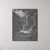 Gustave Doré - Rev 18 Babylon Has Fallen Canvas Afdruk (Voorkant)