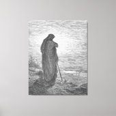 Gustave Doré - The Prophet Amos Canvas Afdruk (Voorkant)