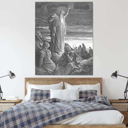 Gustave Doré - The Prophet Ezekiel Canvas Afdruk (Insitu (Slaapkamer))