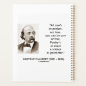 Gustave Flaubert Inventions Véritable Poésie Scien (Dos)