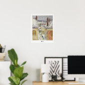 Gustave Loiseau Zedign Affiche d'art #268 (Bureau à domicile)