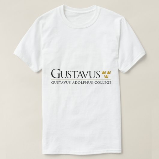 Gustavus Adolphus College - St. Peter, Minnesota T-shirt (Design voorkant)