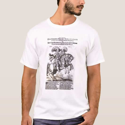 Gustavus Adolphus II en Gustavus Adolphus IV T-shirt (Voorkant)