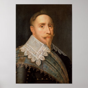 Gustavus Adolphus uit Zweden Poster