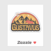 Gustavus, Alaska Sticker (Vel)
