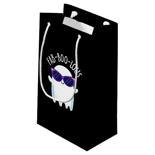 Gut Feeling Funny Anatomine Intestine Pun Dark BG Klein Cadeauzakje (Achterkant Gekanteld)