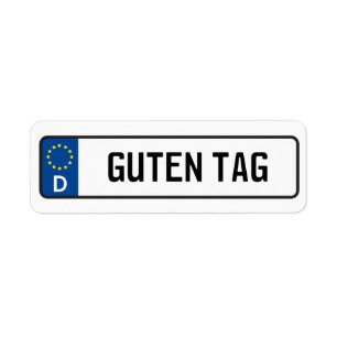 Guten label deutschland kennzeichen sticker