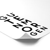 Guten Morgen - minimalistic typography poster (Coin)