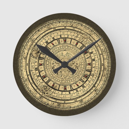 Gutenberg Astrological clock Ronde Klok (Voorkant)
