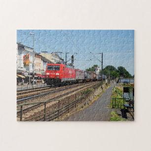 Güterzug in Rüdesheim am Rhein Legpuzzel