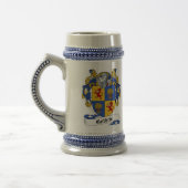 Guthrie Coat of Arms Stein - Family Crest Bierpul (Links)