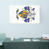 Guthrie Family Crest Coat of Arms Spandoek (Beurs)