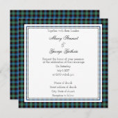 Guthrie Scottish Mariage Carré Invitation (Devant / Derrière)