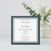 Guthrie Scottish Mariage Carré Invitation (Debout devant)