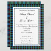 Guthrie Scottish Wedding Invitation Kaart (Voorkant / Achterkant)
