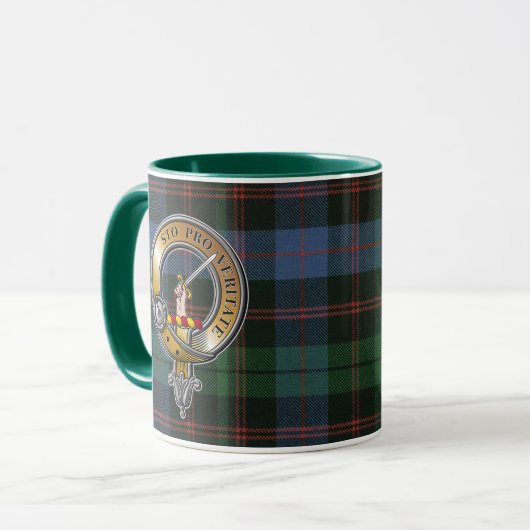 Guthrie Tartan & Badge Mok (Voorkant links)