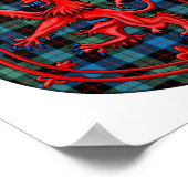 Guthrie Tartan Scottish Play Lion Rampant Poster (Hoek)