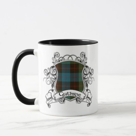 Guthrie Tartan Shield Mok (Links)