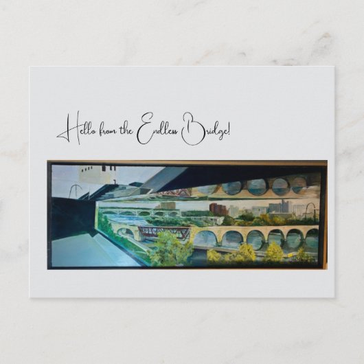 Guthrie's Endless Bridge Postcard Briefkaart (Voorkant)
