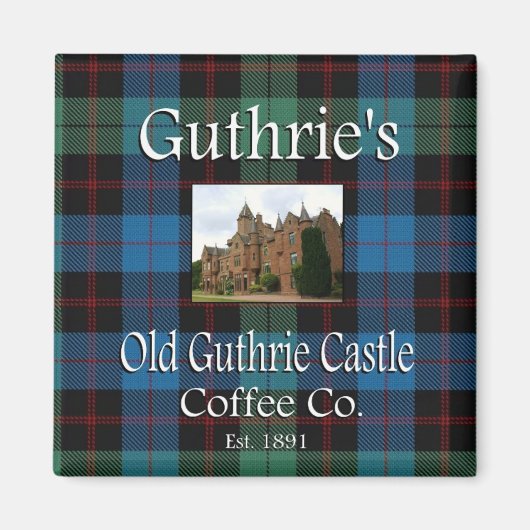 Guthrie's Old Guthrie Castle Coffee Co. Magnet (Devant)
