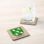 Gutierrez Family Shield Bier Onderzetter (Rechterzijde)