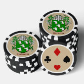 Gutierrez Heraldic Arms Poker Chips (Opstapeling)