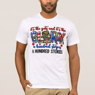Guts and Glory: de eer van een soldaat T-shirt
