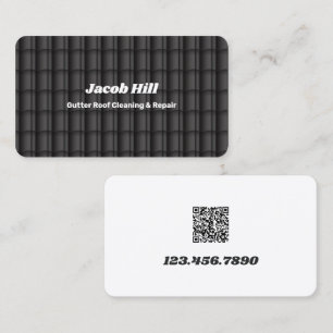Gutter Dak Schoonmaak Reparatie Custom QR Visitekaartje