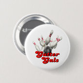 Gutter Gals Bowling Ronde Button 5,7 Cm (Voorkant /achterkant)