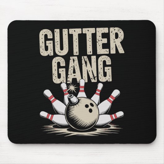 Gutter Gang Bowling 1 Muismat (Voorkant)