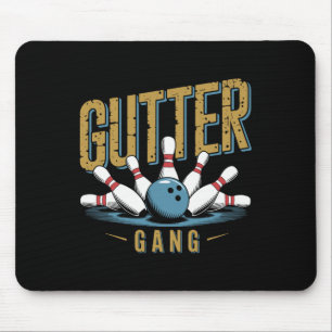 Gutter Gang Bowling Grappige Bowler 1 Muismat