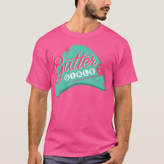 Gutter Girls Bowling League Team voor Vrouwen of M T-shirt