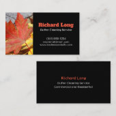 Gutter schoonmaak service Visitekaartje (Voorkant / Achterkant)