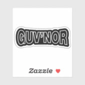 GUV'NOR STICKER (Vel)