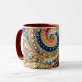 GUY ~ Étoiles de tourbillons ~ Mug (Devant gauche)
