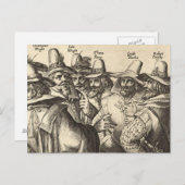 Guy Fawkes Briefkaart (Voorkant / Achterkant)