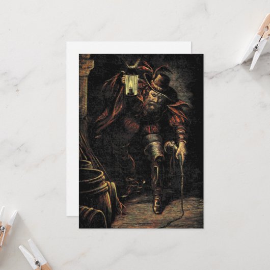Guy Fawkes: Rebellion buskruit plot en verraad Kaart (Voorkant / Achterkant in situ)