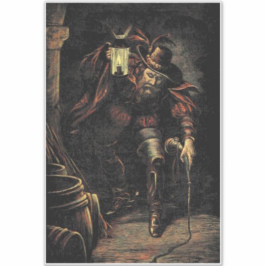 Guy Fawkes: Rebellion buskruit plot en verraad Sticker (Voorkant)