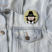 Guy Fawkes Ronde Button 5,7 Cm (In situ)