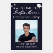 Guy Grad Modern Graduate Custom Photo Affiche de b (Recto)