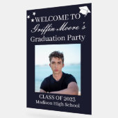 Guy Grad Modern Graduate Custom Photo Affiche de b (Angle)