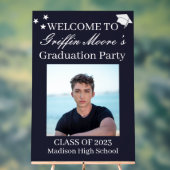 Guy Grad Modern Graduate Custom Photo Affiche de b (Neutre)